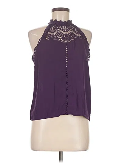 Pre-owned Shein Sleeveless Blouse In Purple