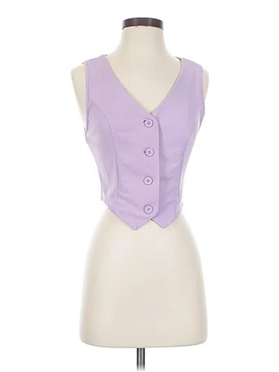 Pre-owned Shein Sleeveless Blouse In Purple