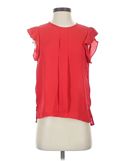 Pre-owned Shein Sleeveless Blouse In Red