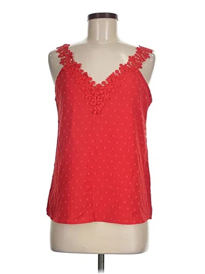 Pre-owned Shein Sleeveless Blouse In Red
