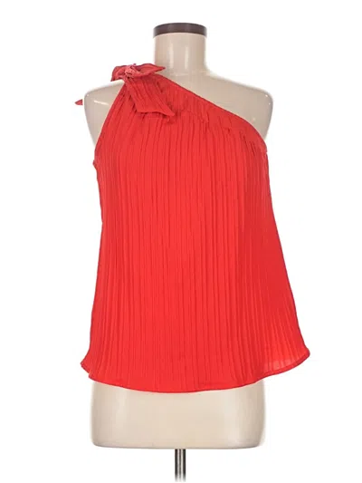 Pre-owned Shein Sleeveless Blouse In Red