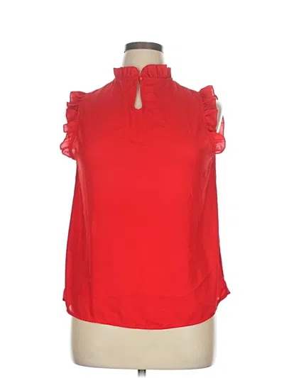 Pre-owned Shein Sleeveless Blouse In Red