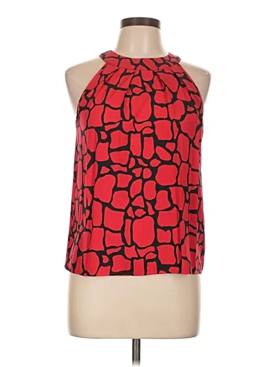 Pre-owned Shein Sleeveless Blouse In Red