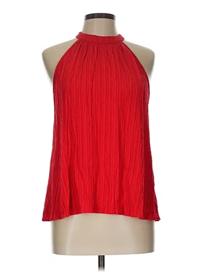 Pre-owned Shein Sleeveless Blouse In Red