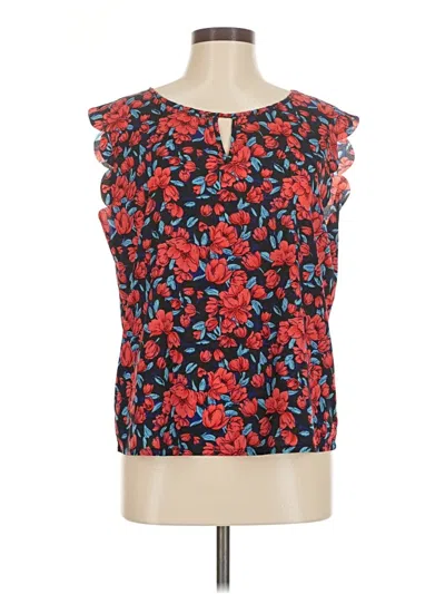Pre-owned Shein Sleeveless Blouse In Red