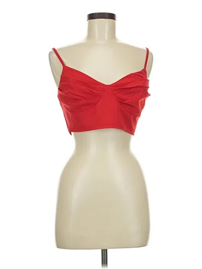 Pre-owned Shein Sleeveless Blouse In Red