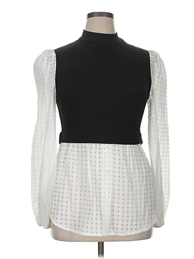 Pre-owned Shein Sleeveless Blouse In Silver