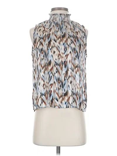 Pre-owned Shein Sleeveless Blouse In Silver