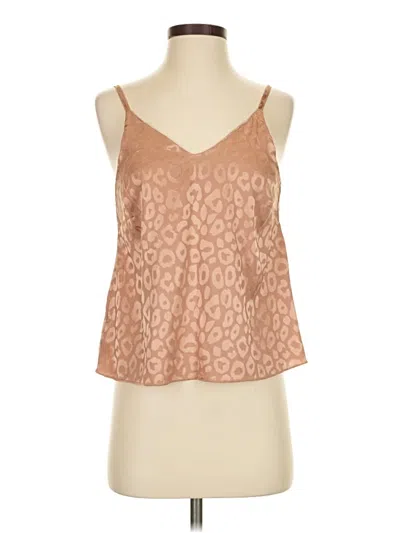 Pre-owned Shein Sleeveless Blouse In Tan