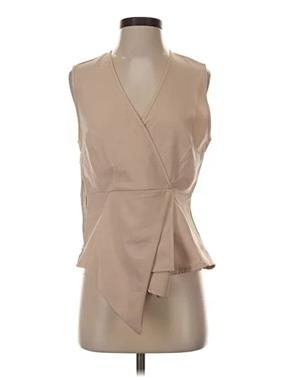 Pre-owned Shein Sleeveless Blouse In Tan