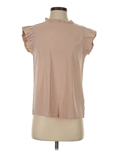 Pre-owned Shein Sleeveless Blouse In Tan