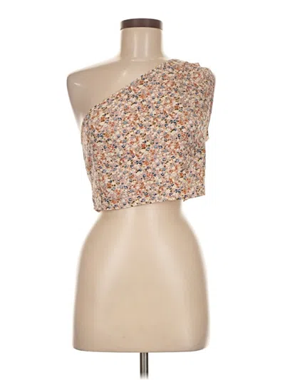 Pre-owned Shein Sleeveless Blouse In Tan