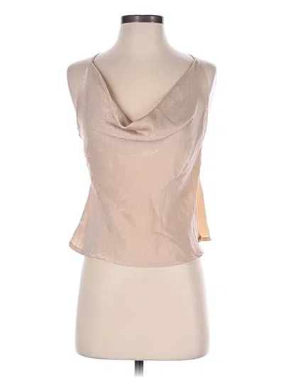 Pre-owned Shein Sleeveless Blouse In Tan