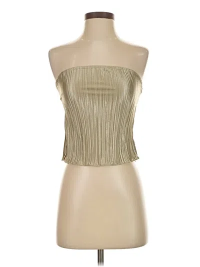 Pre-owned Shein Sleeveless Blouse In Tan