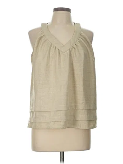 Pre-owned Shein Sleeveless Blouse In Tan
