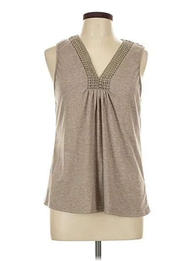 Pre-owned Shein Sleeveless Blouse In Tan