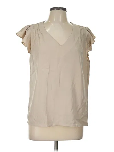 Pre-owned Shein Sleeveless Blouse In Tan