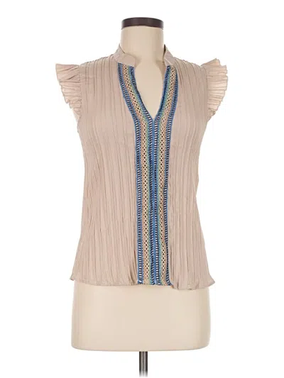 Pre-owned Shein Sleeveless Blouse In Tan