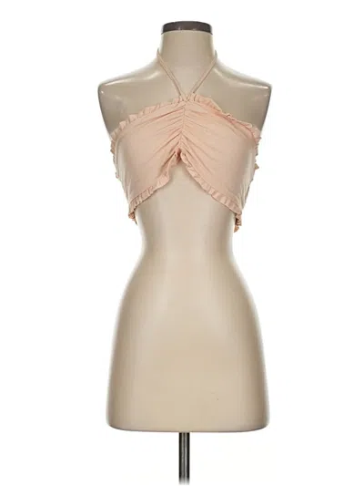 Pre-owned Shein Sleeveless Blouse In Tan