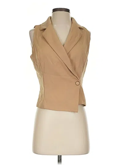 Pre-owned Shein Sleeveless Blouse In Tan