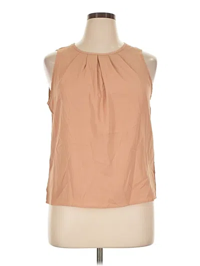 Pre-owned Shein Sleeveless Blouse In Tan