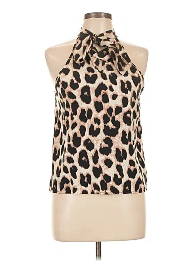 Pre-owned Shein Sleeveless Blouse In Tan