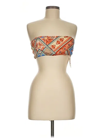 Shein Sleeveless Blouse In Tan