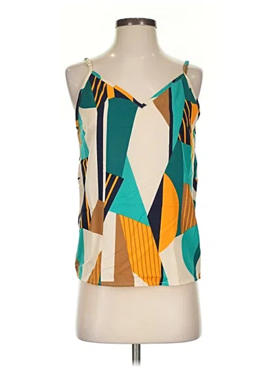 Pre-owned Shein Sleeveless Blouse In Teal
