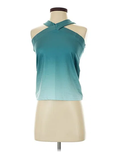 Pre-owned Shein Sleeveless Blouse In Teal