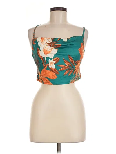 Pre-owned Shein Sleeveless Blouse In Teal