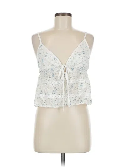 Pre-owned Shein Sleeveless Blouse In White