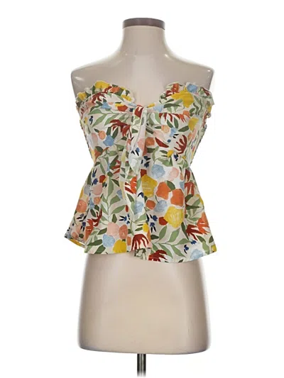 Pre-owned Shein Sleeveless Blouse In White