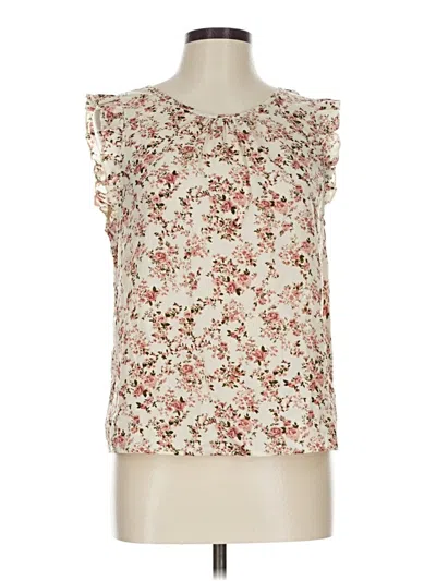 Pre-owned Shein Sleeveless Blouse In White