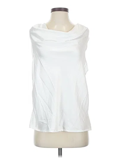 Pre-owned Shein Sleeveless Blouse In White