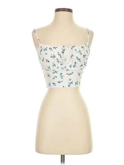 Pre-owned Shein Sleeveless Blouse In White