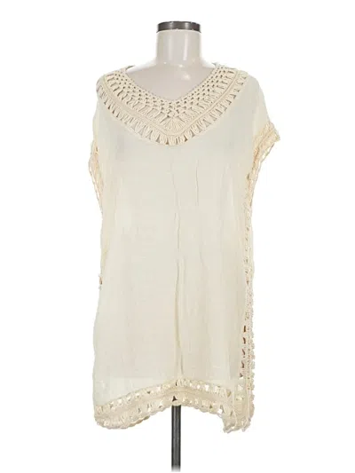 Pre-owned Shein Sleeveless Blouse In White
