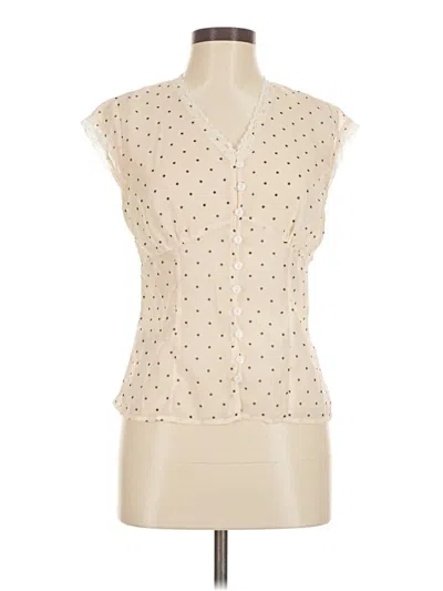 Pre-owned Shein Sleeveless Blouse In White