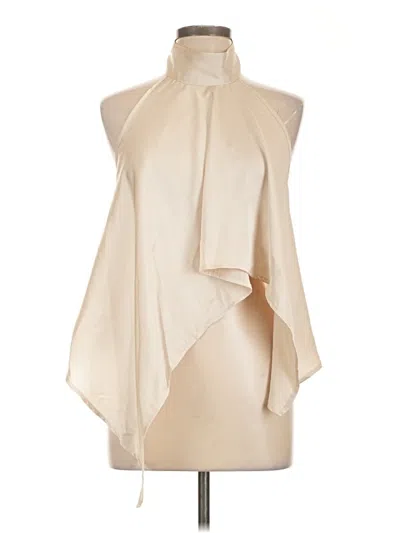 Pre-owned Shein Sleeveless Blouse In White