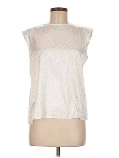 Pre-owned Shein Sleeveless Blouse In White