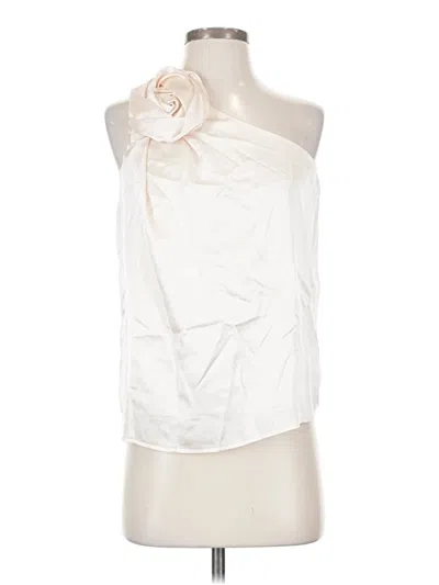 Pre-owned Shein Sleeveless Blouse In White