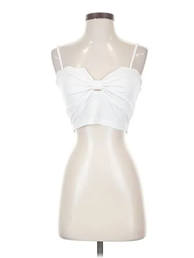 Pre-owned Shein Sleeveless Blouse In White