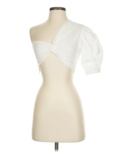 Pre-owned Shein Sleeveless Blouse In White