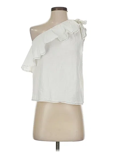 Pre-owned Shein Sleeveless Blouse In White