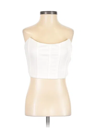 Pre-owned Shein Sleeveless Blouse In White