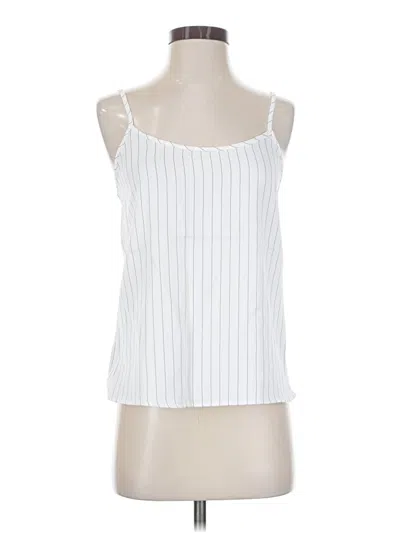 Pre-owned Shein Sleeveless Blouse In White