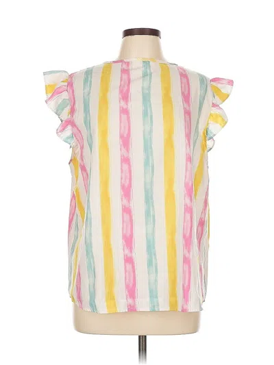 Pre-owned Shein Sleeveless Blouse In Yellow