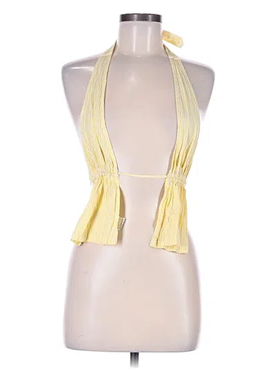 Pre-owned Shein Sleeveless Blouse In Yellow