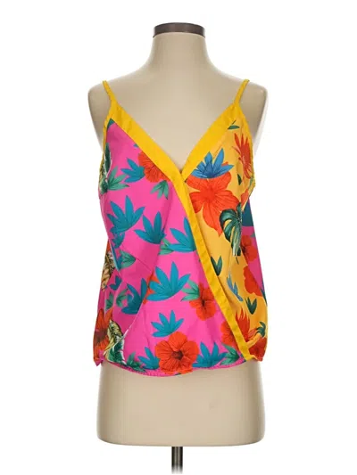 Pre-owned Shein Sleeveless Blouse In Yellow