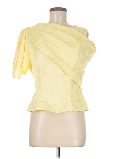 Pre-owned Shein Sleeveless Blouse In Yellow