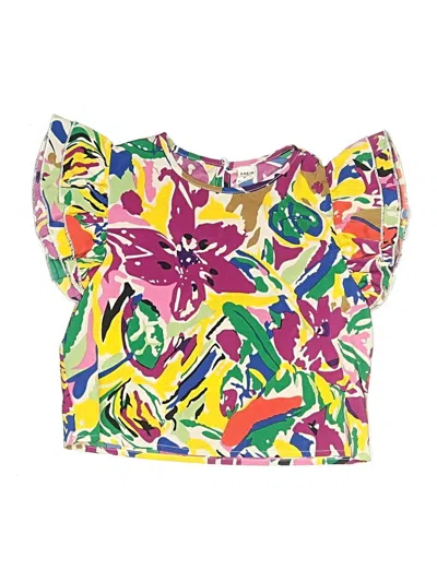 Pre-owned Shein Kids' Sleeveless Blouse In Yellow